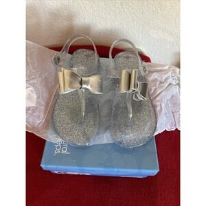 Little Girls Sandals Size 12 Hibiscus Clear New Natural Steps